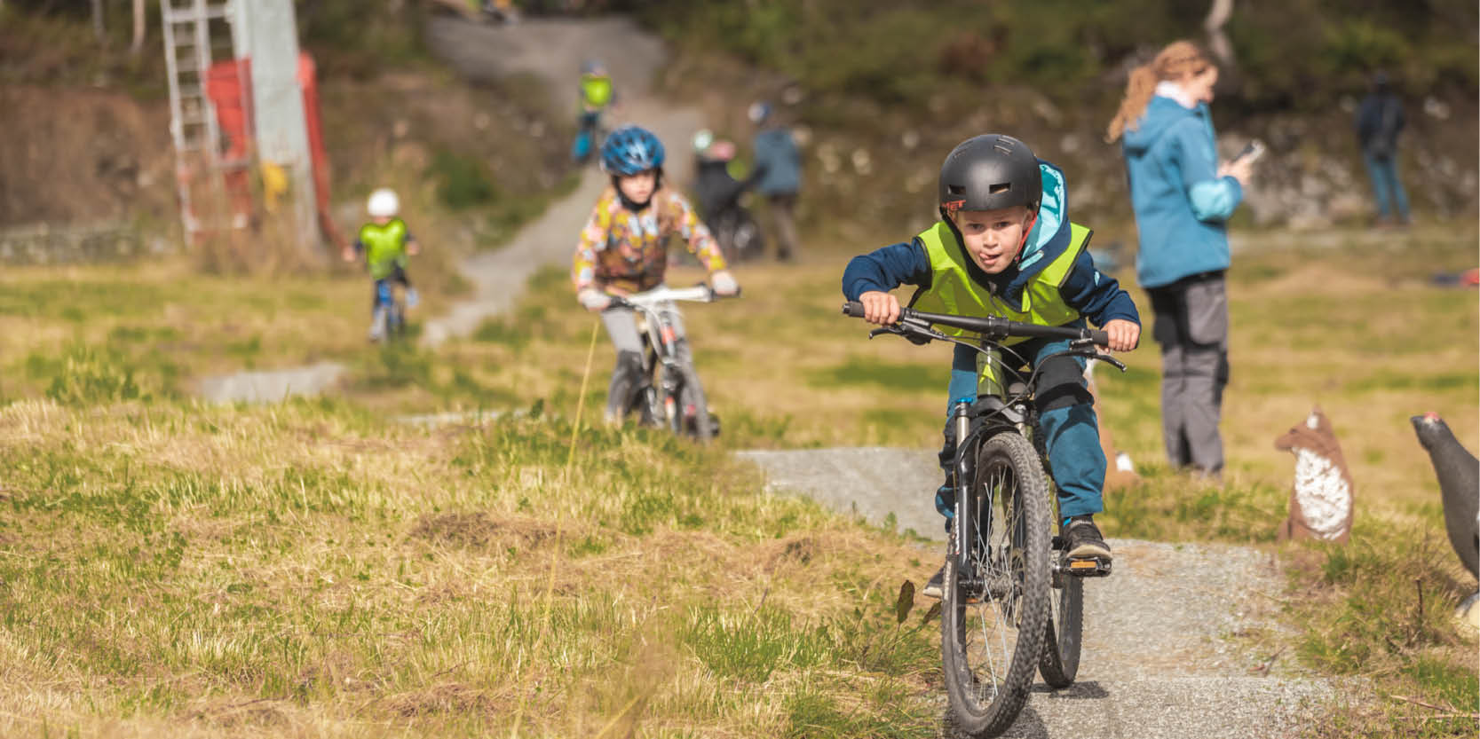 Family-friendly mountain biking in Myrkdalen