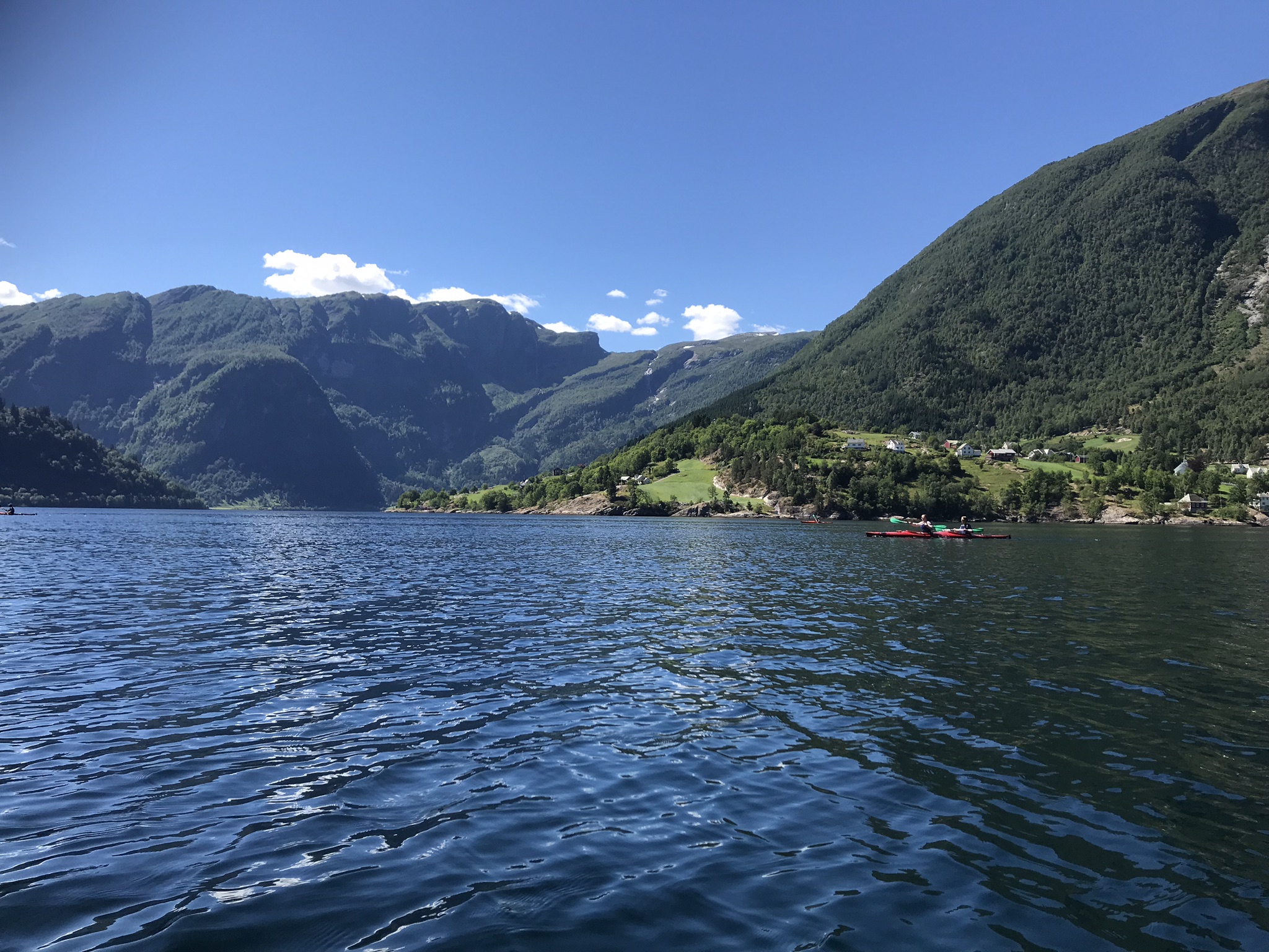 Sea kayaking in the Sognefjord