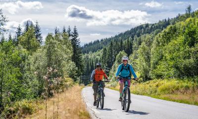 Guidet el-sykkeltur i Myrkdalen