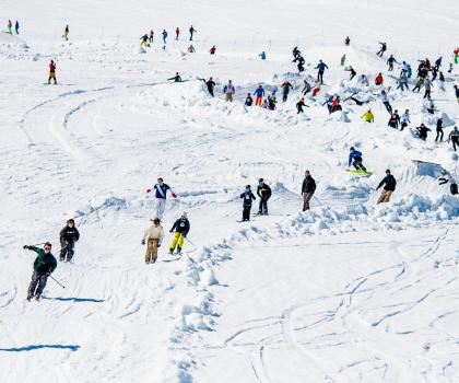 Open klasse, ski, park, løyper, resort, Voss, Myrkdalen