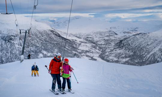 Ski i Myrkdalen